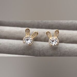 ♥️C 🐰Individually $10 Or Bundle 5/$20 Gold Easter Bunny Earrings 💛